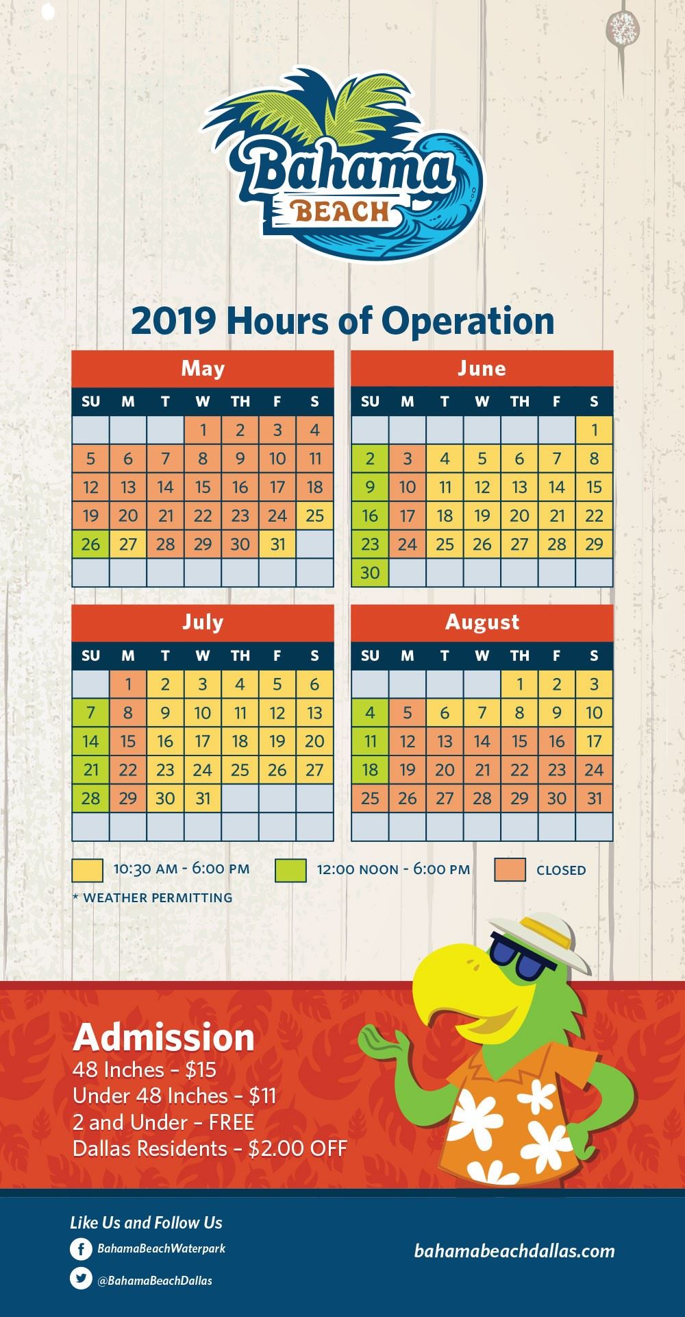 2019 Front Gate Calendar